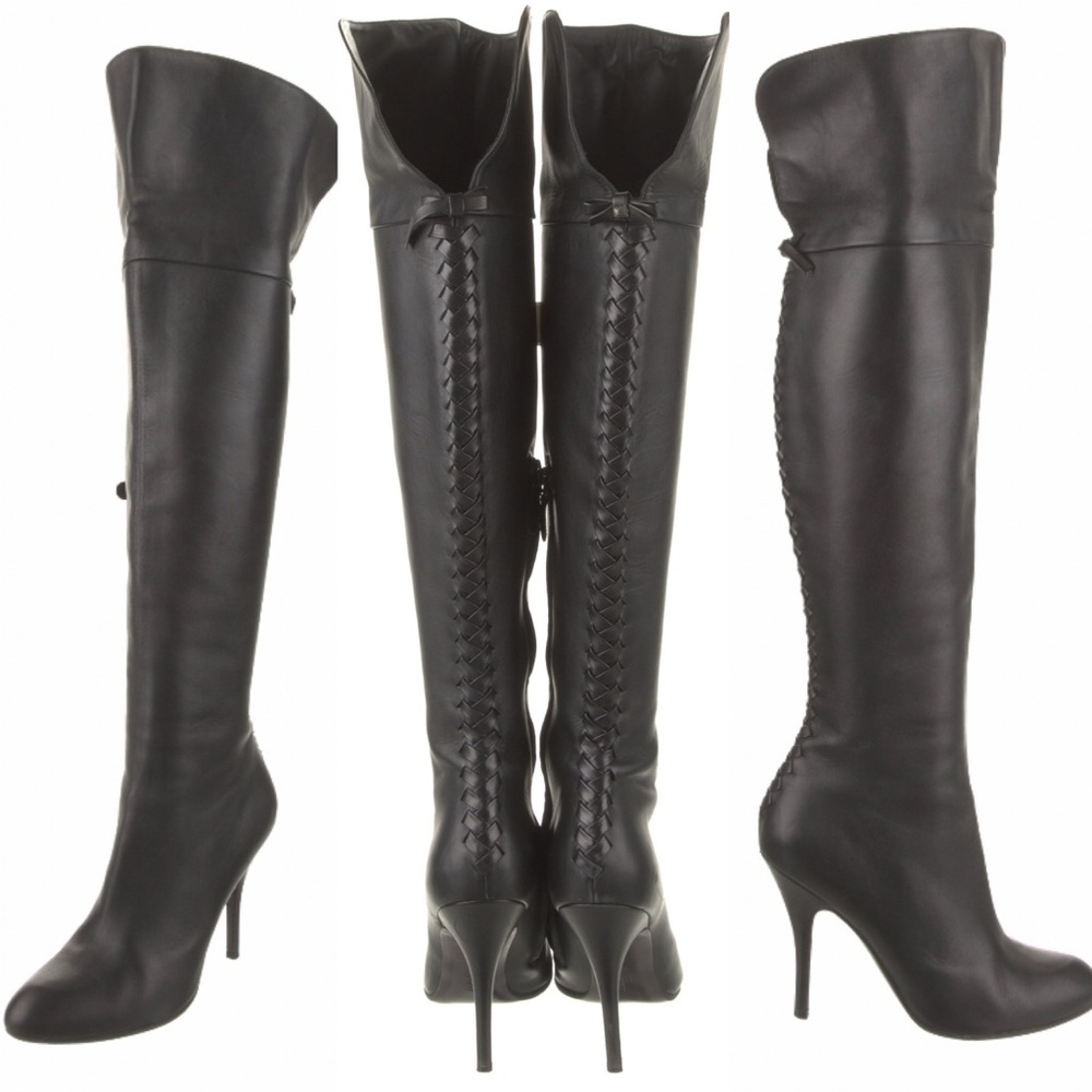 Salvatore Ferragamo Over The Knee Back Seam Detail MUST HAVE!